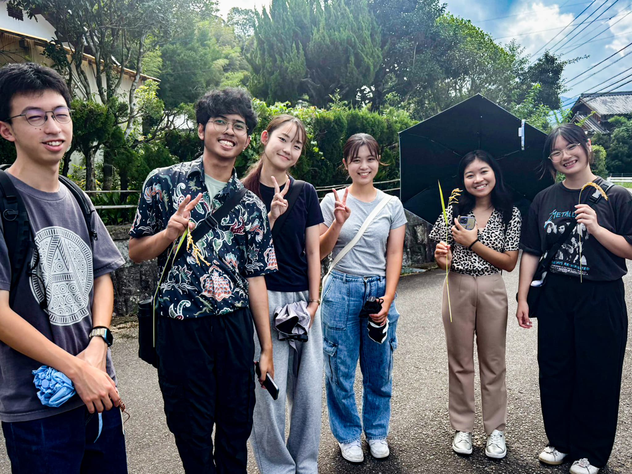 自然共生サイト 視察 APU学生