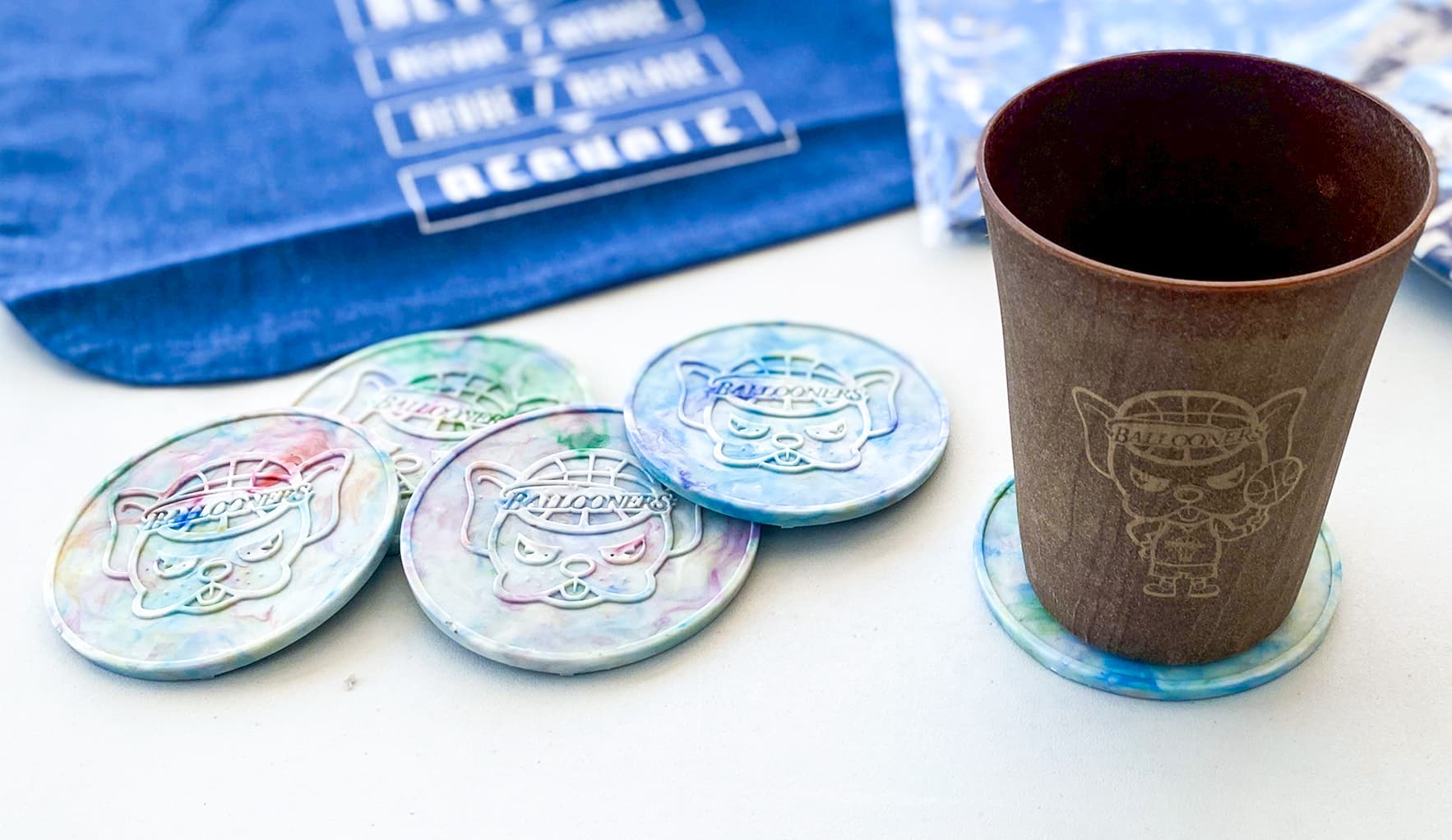 佐賀バルーナーズ サステナブルコースター