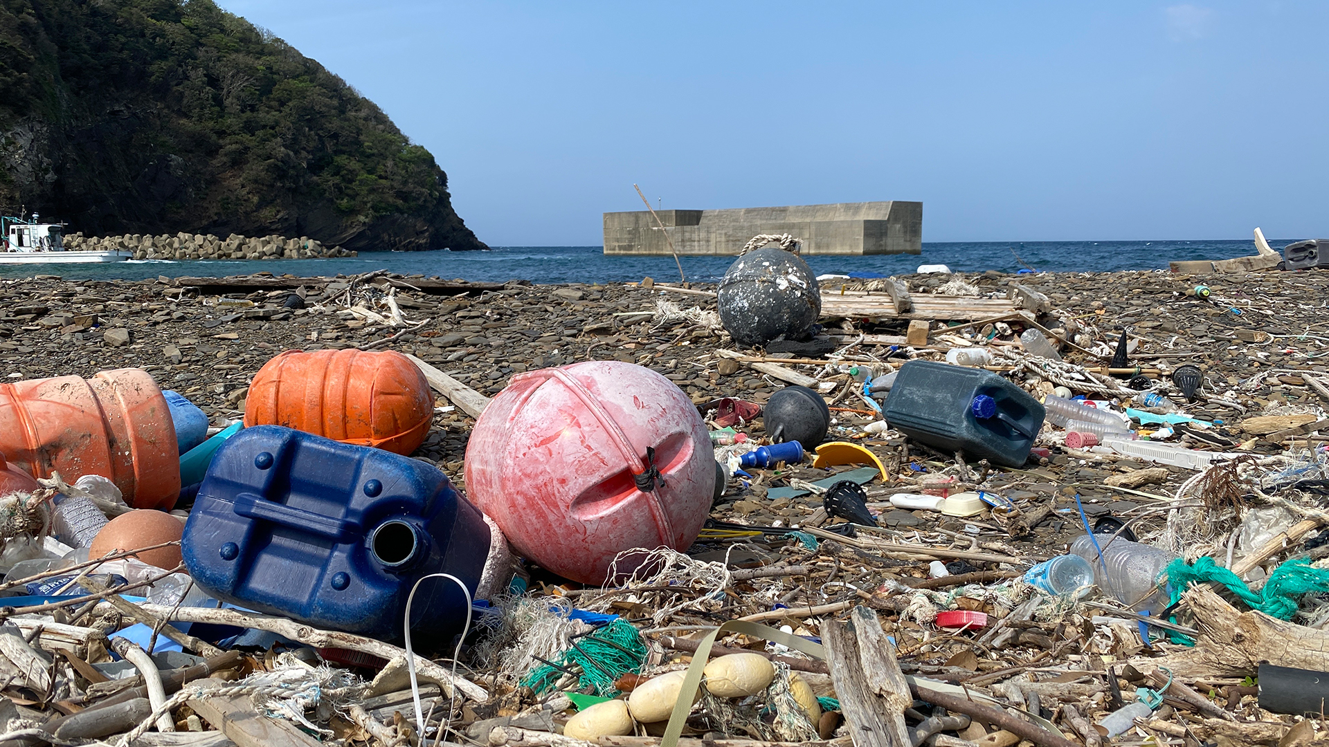 対馬市海岸漂着ゴミ調査