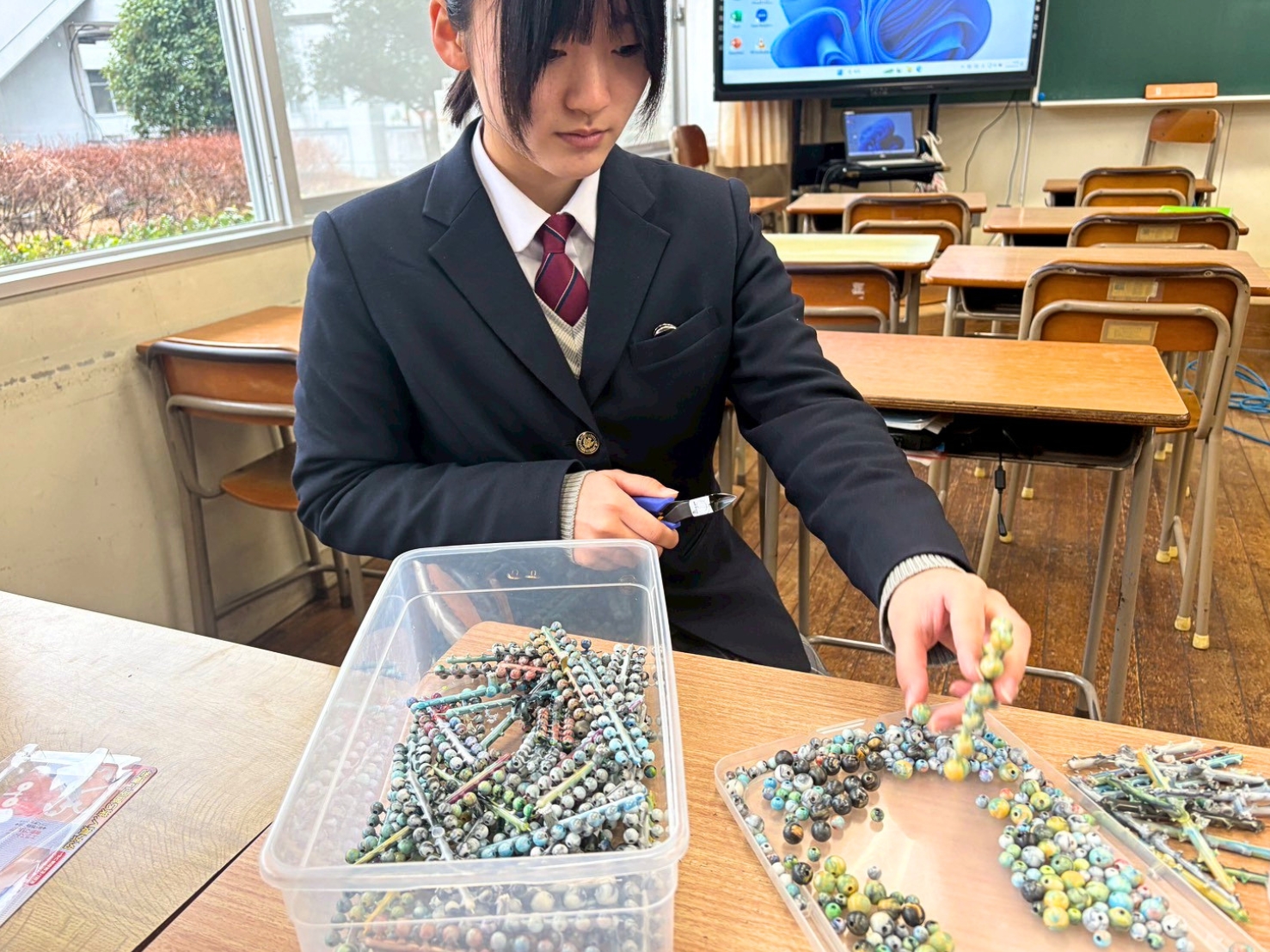 ビニール傘問題に向き合う傘のマーカー