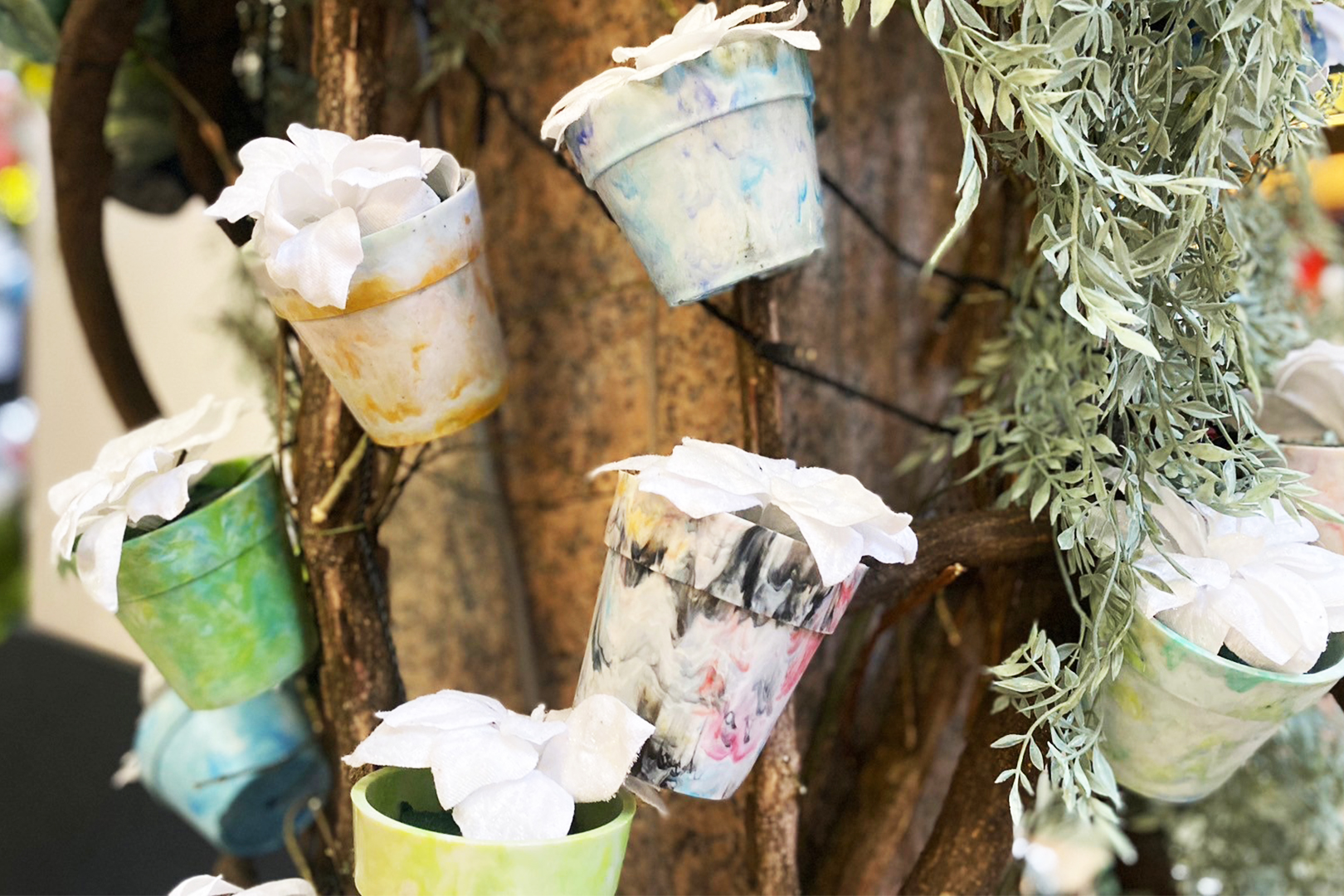 クリスマスツリー点灯式～未来へ繋げる誰かと繋がる～ 大丸福岡天神店で Precious Plastic コラボレーション 