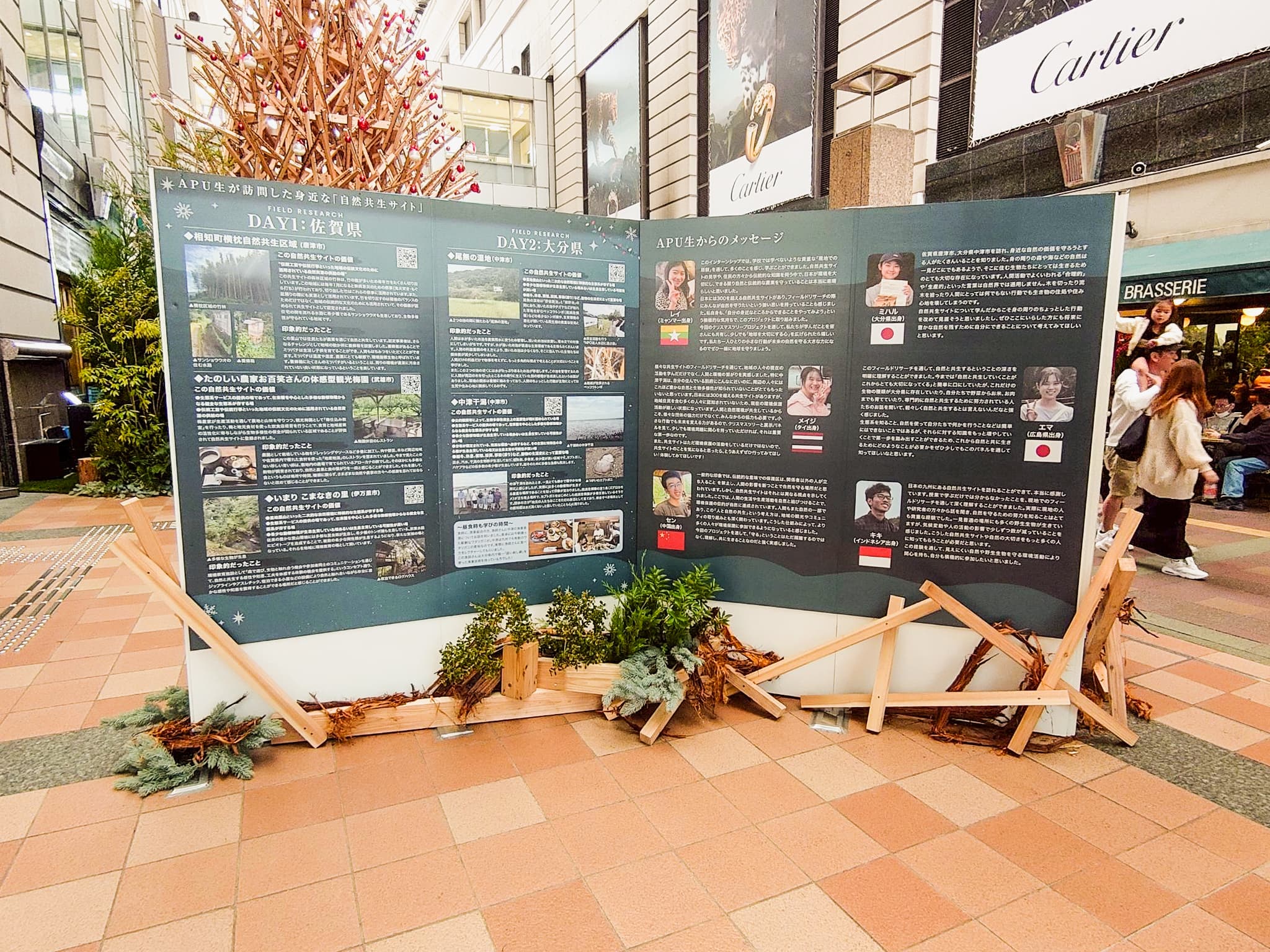 大丸福岡天神店 ネイチャーポジティブクリスマス