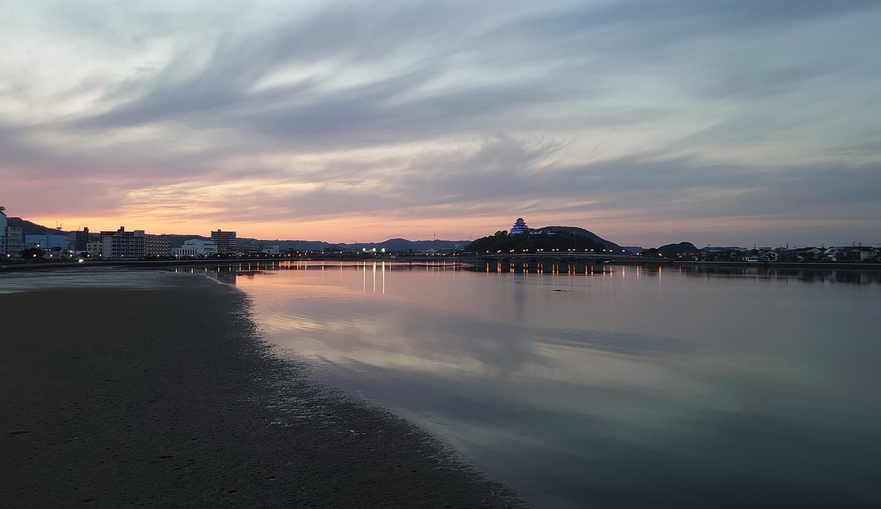 Waterside at dusk