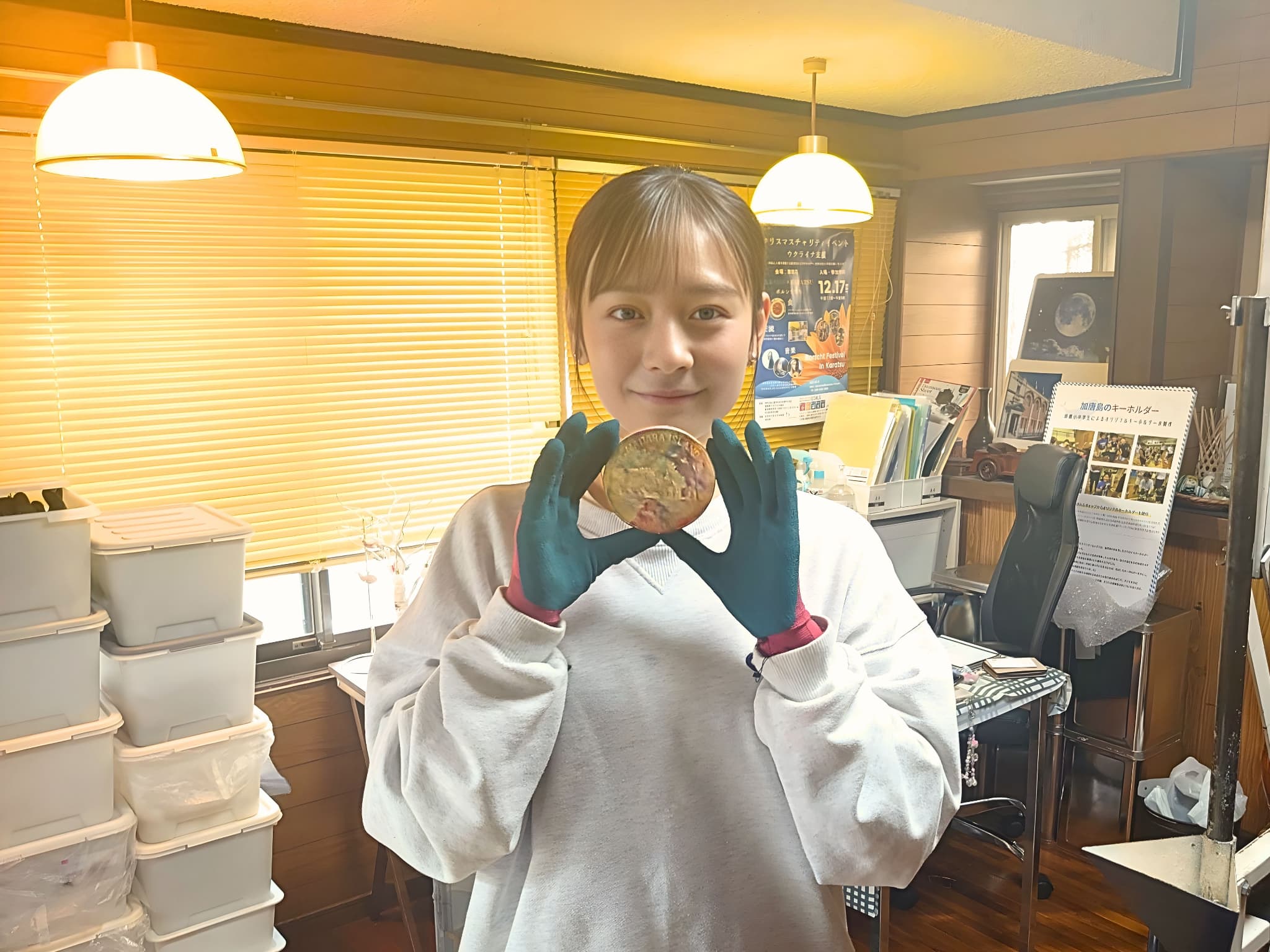 KBCラジオ ポジモン 生放送取材の様子