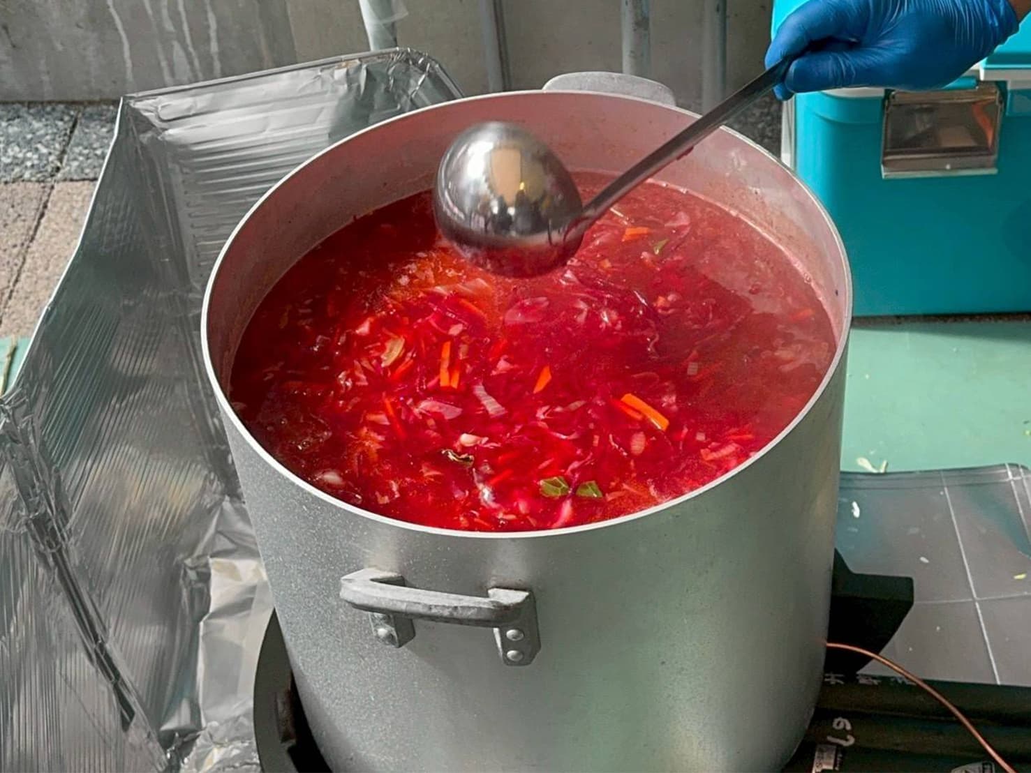 九大祭 Borsch? ボルシチ提供