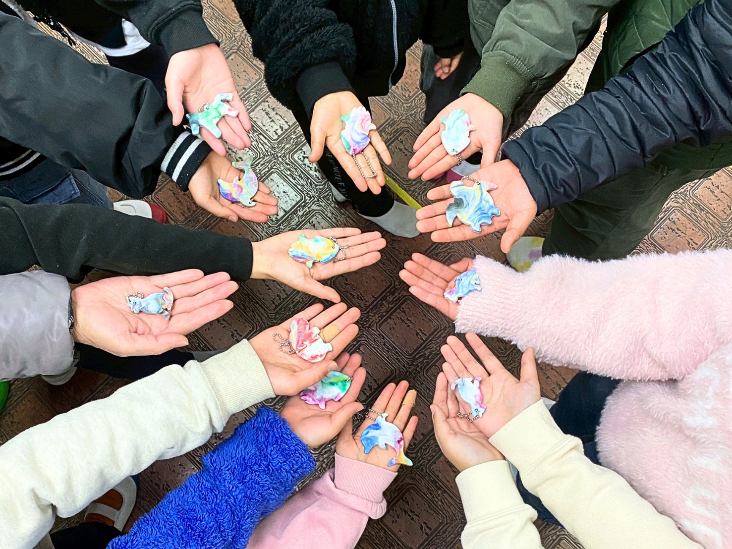 厳木公民館で開催した小学生向けワークショップの様子