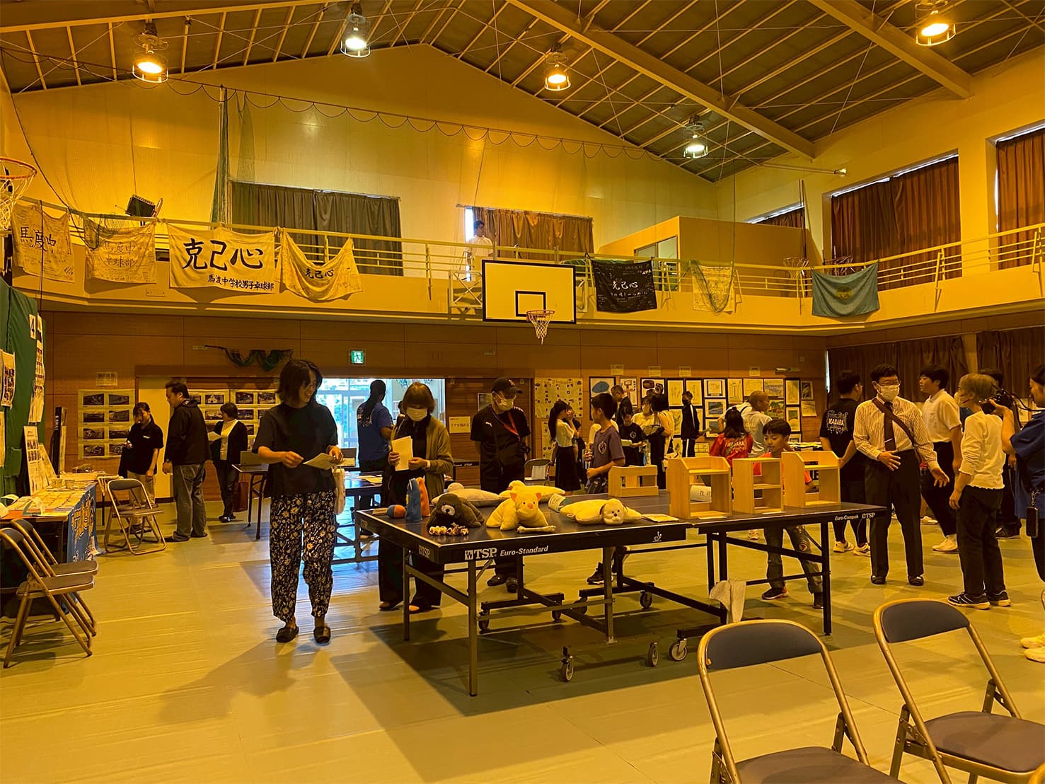 文化祭の様子 地域と子どもたちの交流