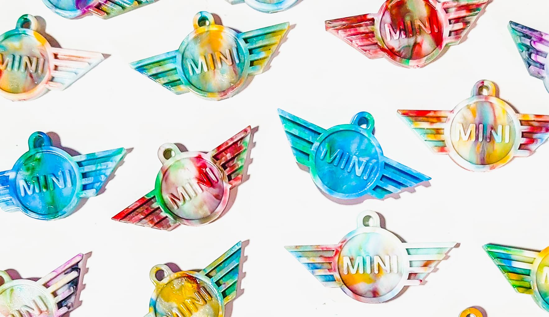 Brand Keyring アップサイクル・ロゴキーホルダー