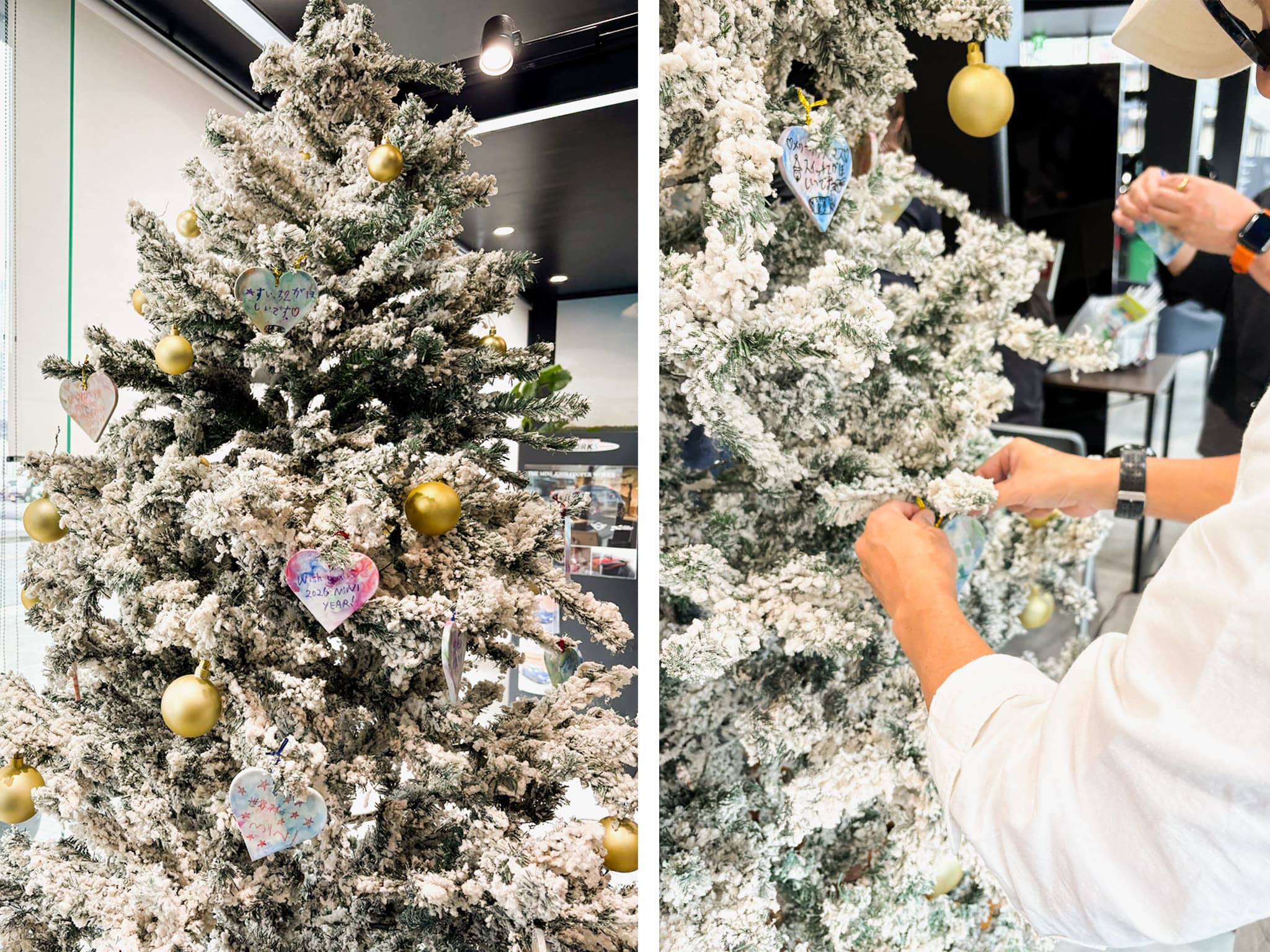 再生プラスチックでつくるクリスマスオーナメントづくり
