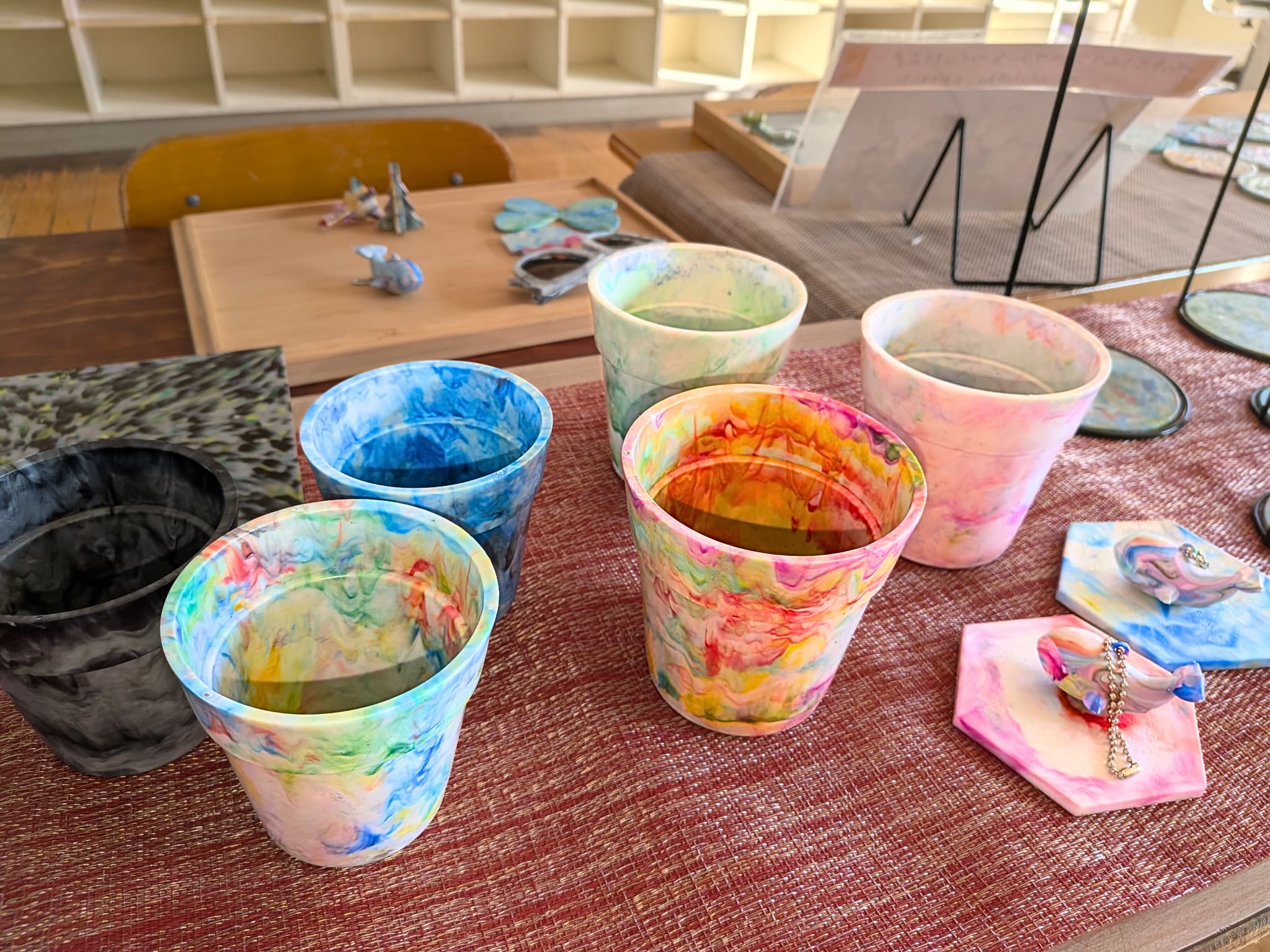 展示会場での集合写真