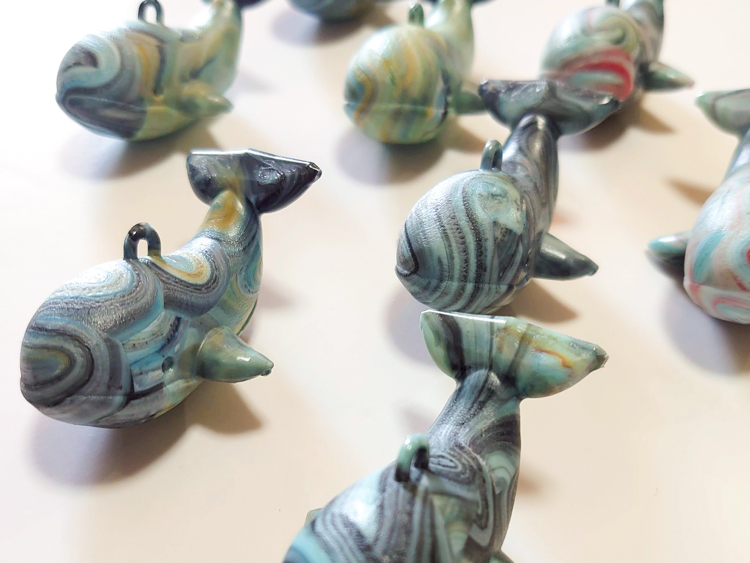 小川島のクジラのキーホルダー