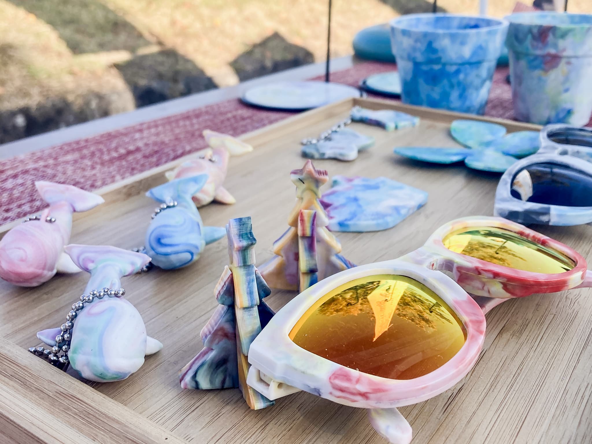 馬渡島プロジェクトのアップサイクル作品展示