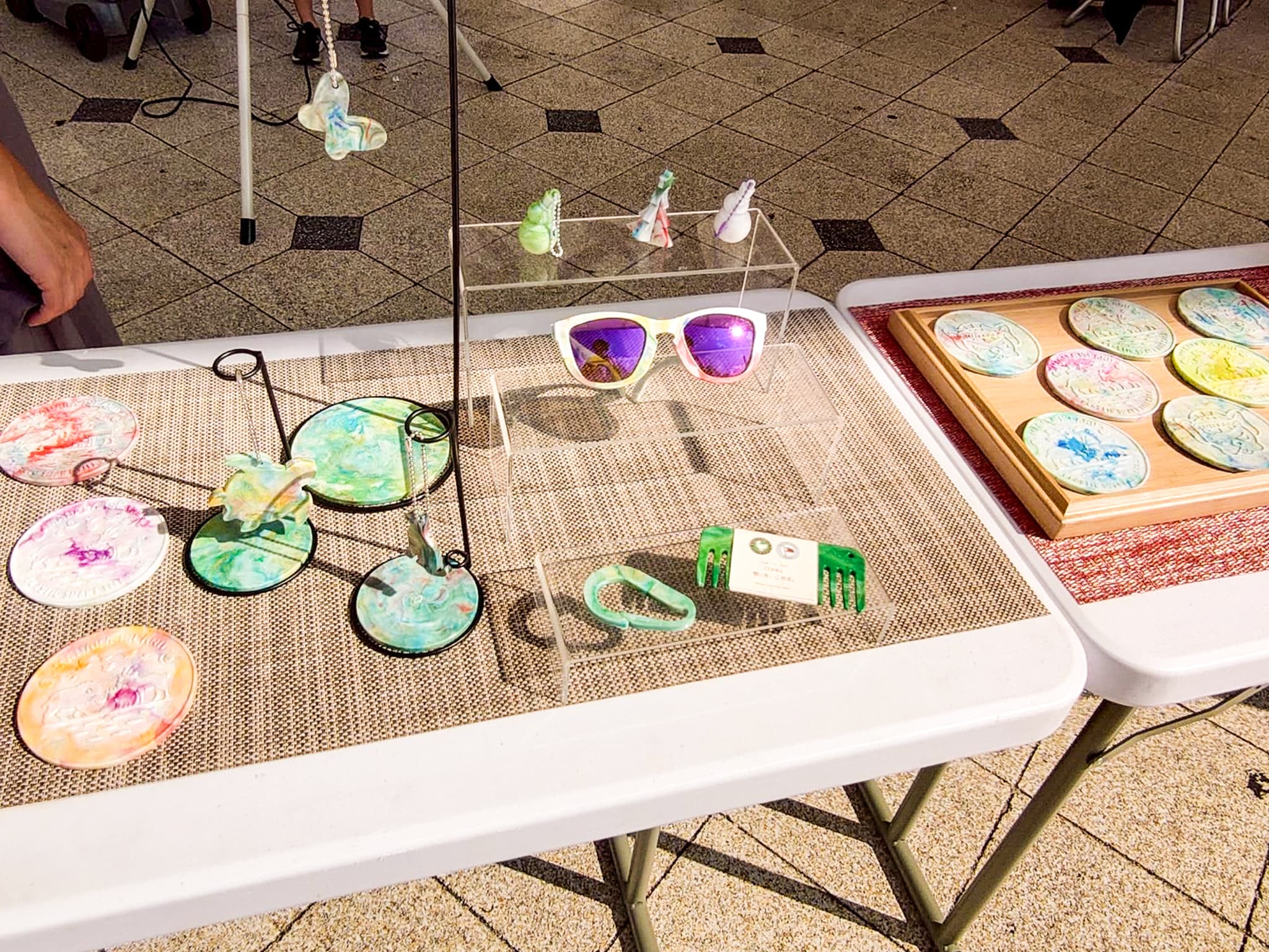 Precious Plastic Japan TeamとMEISEI Green Labの作品展示