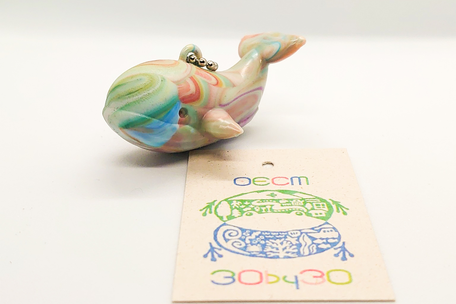 生物多様性クジラキーホルダー