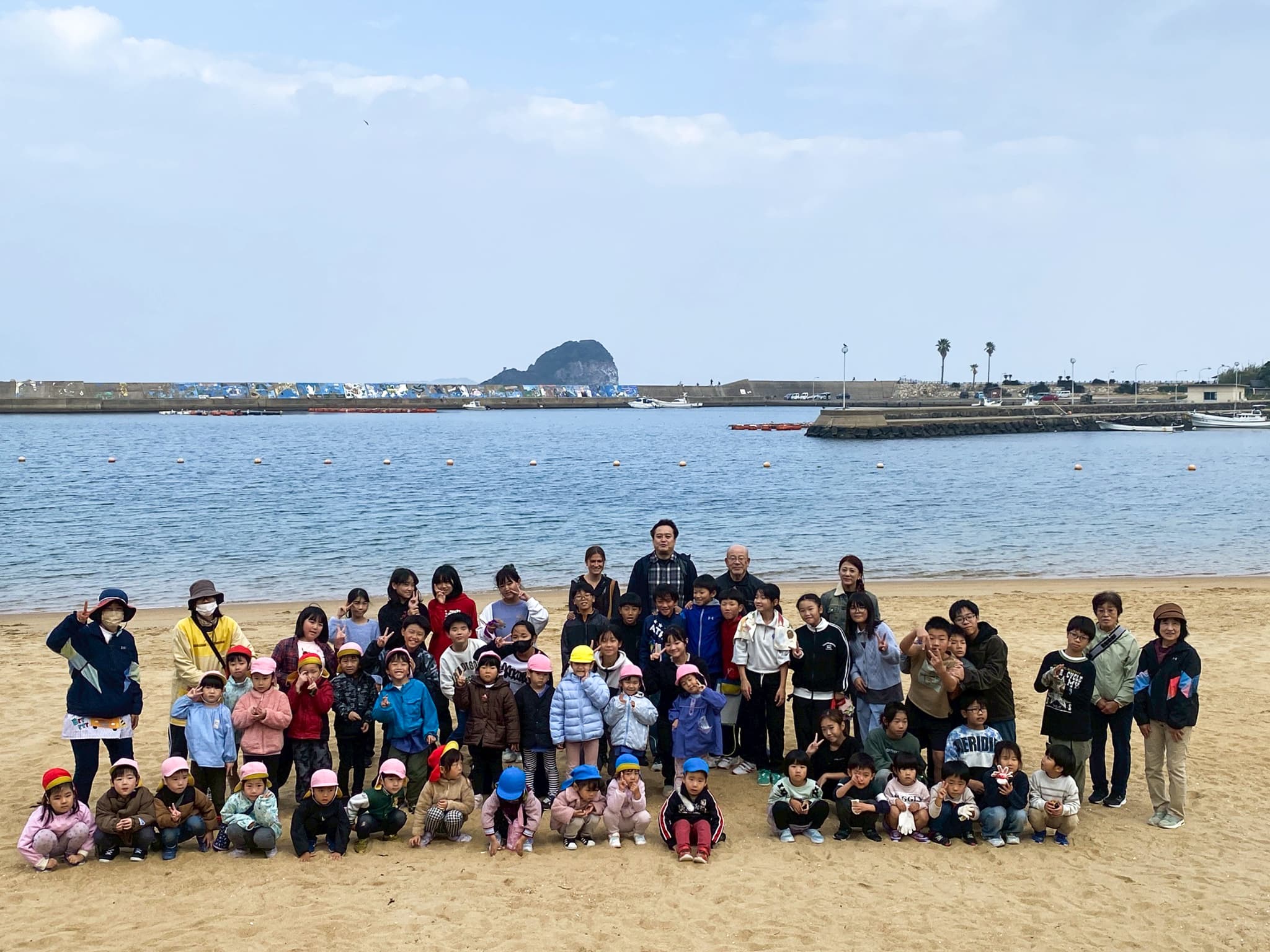 キャランコビーチと呼子の里海