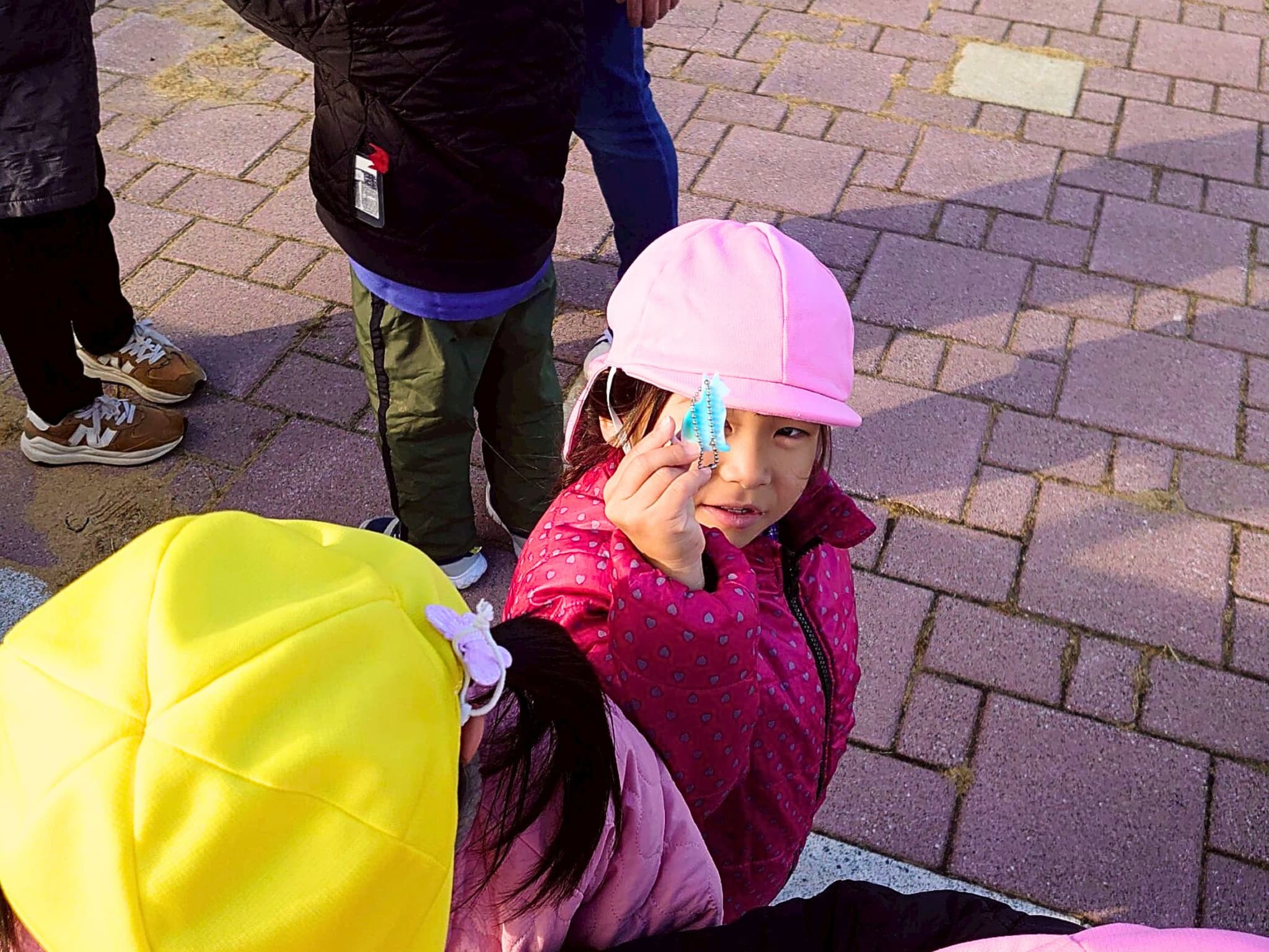 呼子海岸での集合写真